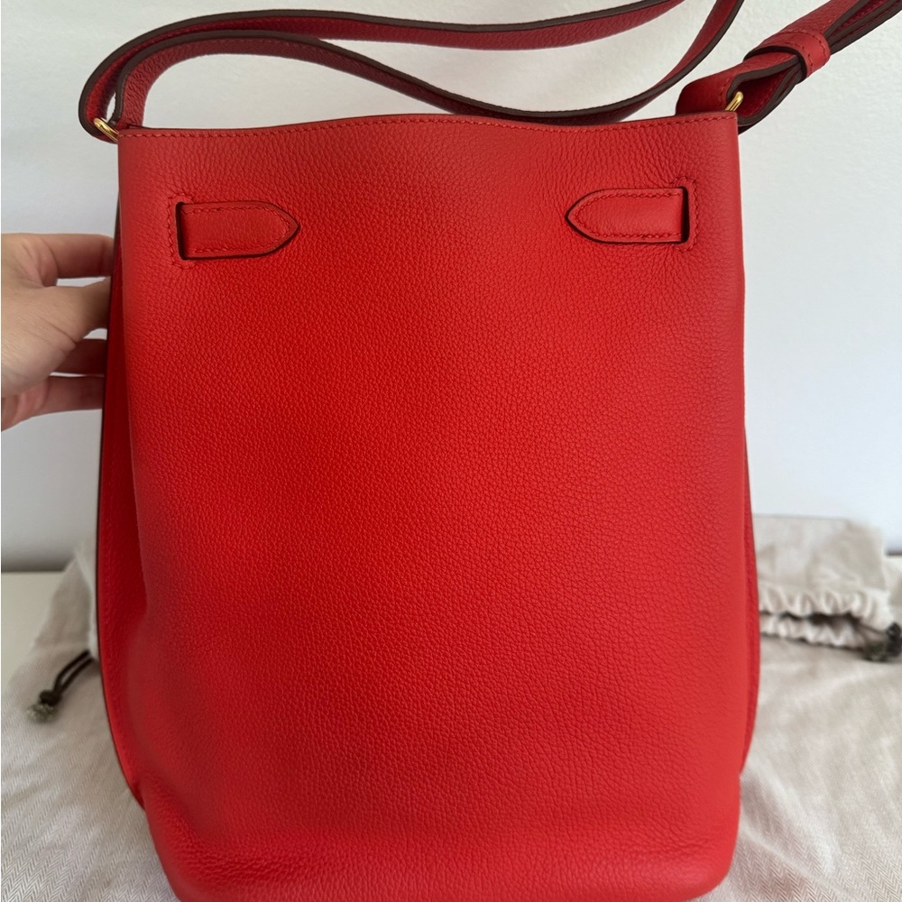HERMES So Kelly 22 Togo Calfskin Orange - Picture 9 of 11
